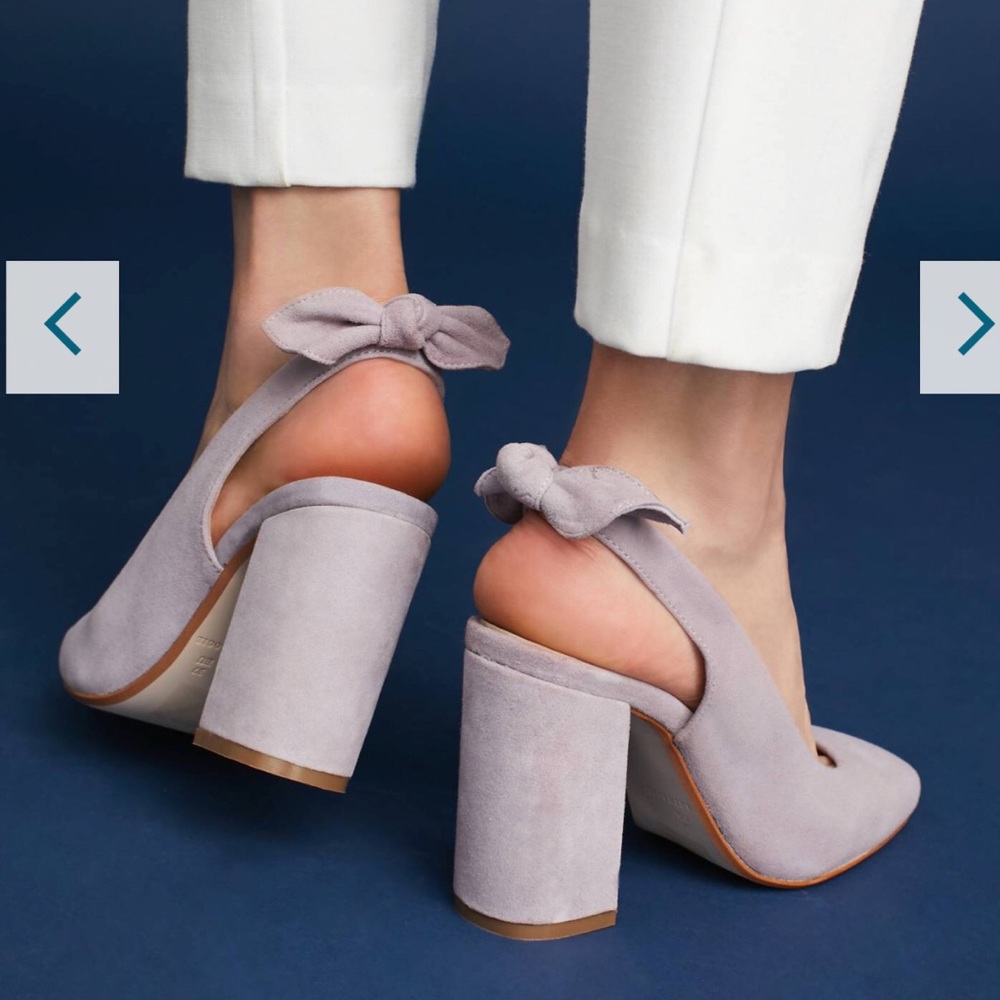 Anthropologie Tied Slingback Heels $148 SZ38